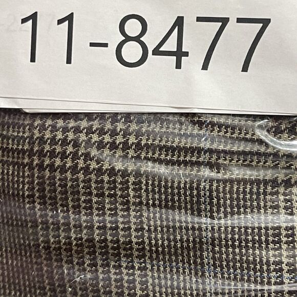 Juicy Couture Pants Womens Size 34 Brown Plaid Wool Tweed Wide Leg Side Zip Hem - Picture 15 of 15